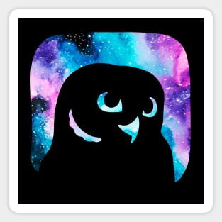 Cute Galaxy Owl Magnet